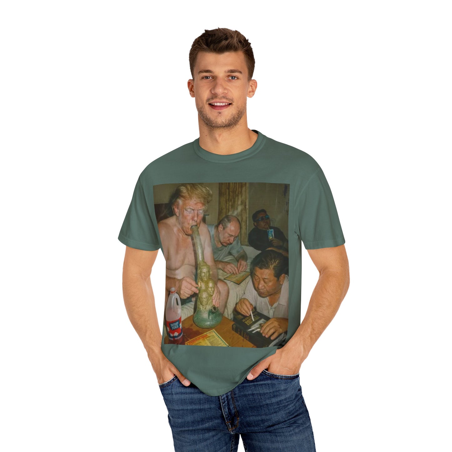 Humorous Unisex Garment-Dyed T-shirt, Funny Tee, Gift for Friends, Casual Wear, Party Shirt, Unique Design