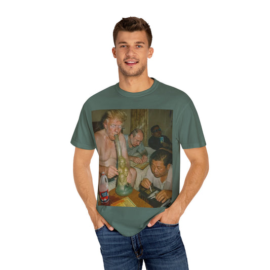 Humorous Unisex Garment-Dyed T-shirt, Funny Tee, Gift for Friends, Casual Wear, Party Shirt, Unique Design