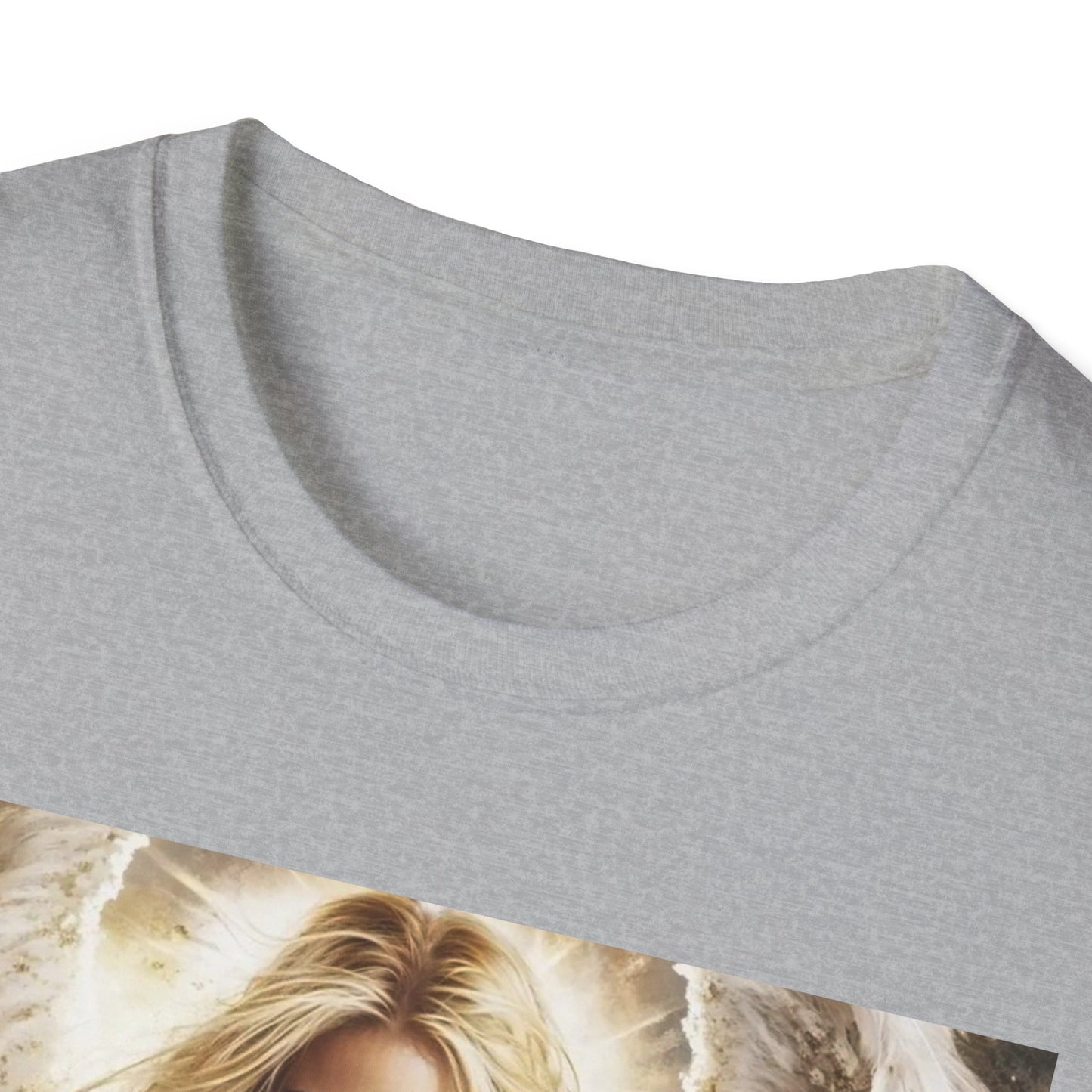 Earth Angel Unisex Softstyle T-Shirt, Inspirational Tee, Casual Wear, Gift for Her, Spiritual Shirt, Unique Graphic Shirt