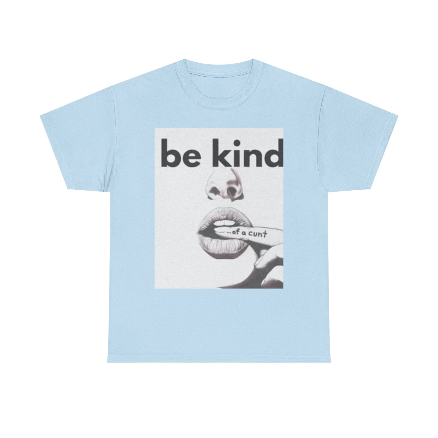 Unisex Heavy Cotton Tee - "Be Kind" Graphic T-Shirt, Casual Wear, Gift for Men & Women, Affirmation Shirt, Everyday Style