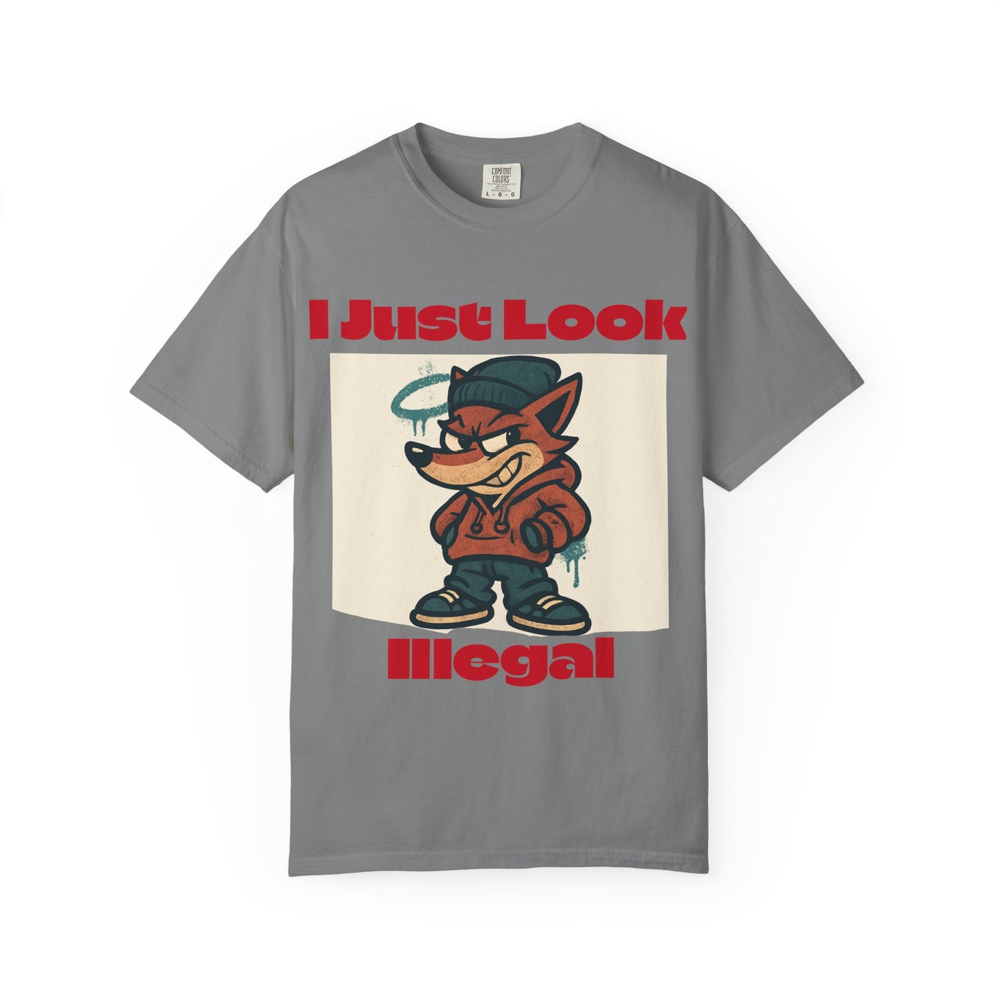 I Just Look Illegal Unisex T-Shirt, Funny Graphic Tee, Streetwear Style, Casual Wear, Gift for Him/Her, Trendy Apparel