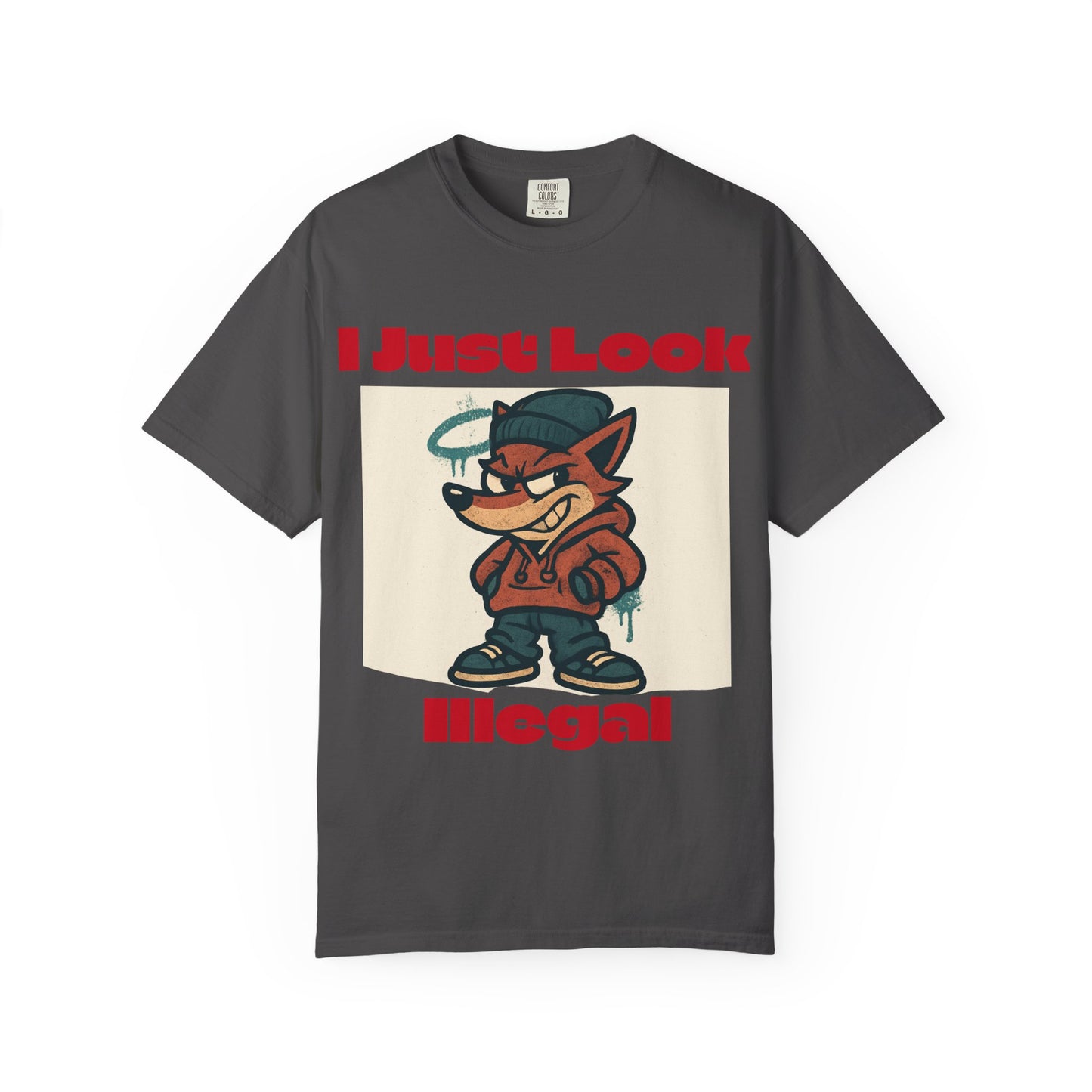 I Just Look Illegal Unisex T-Shirt, Funny Graphic Tee, Streetwear Style, Casual Wear, Gift for Him/Her, Trendy Apparel