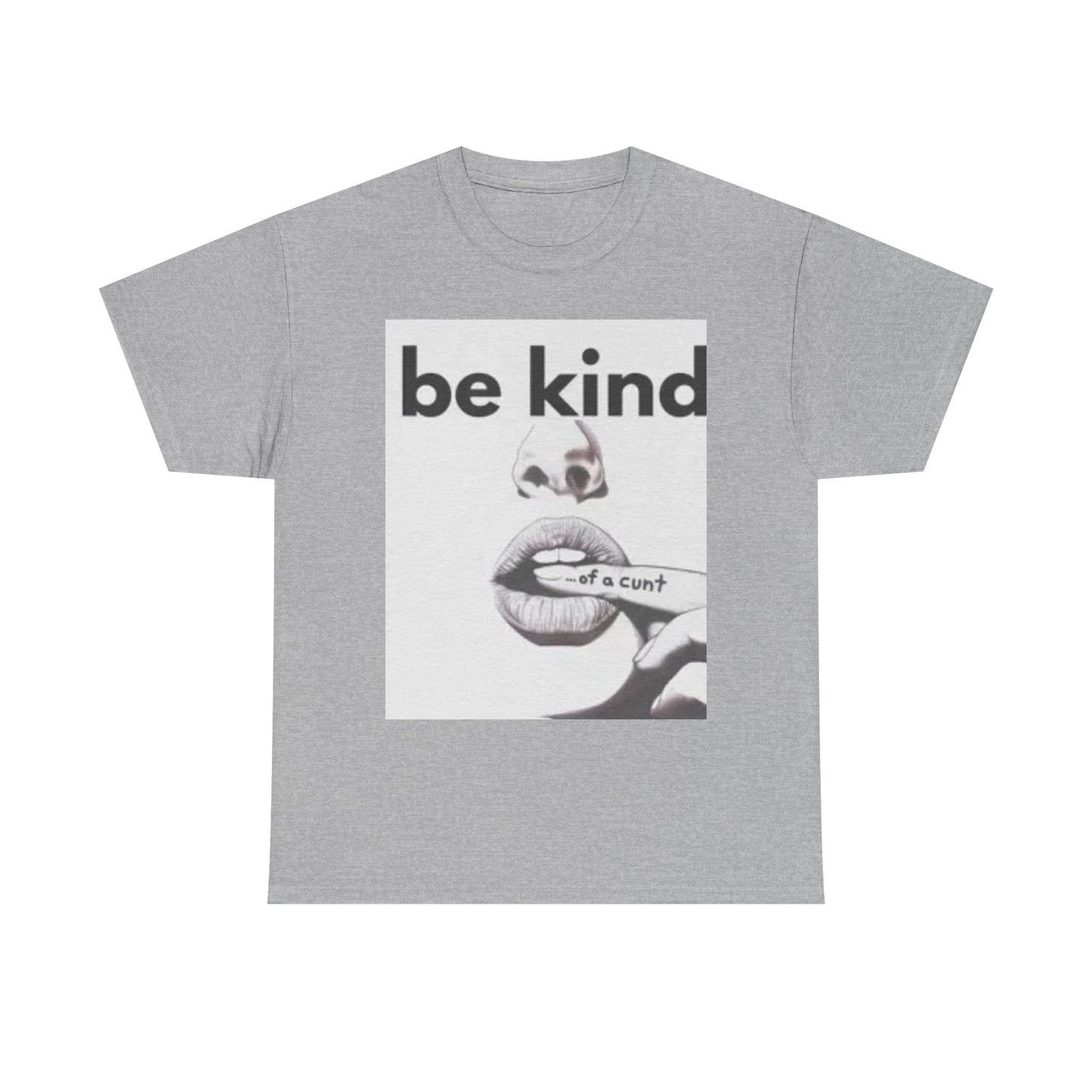 Unisex Heavy Cotton Tee - "Be Kind" Graphic T-Shirt, Casual Wear, Gift for Men & Women, Affirmation Shirt, Everyday Style