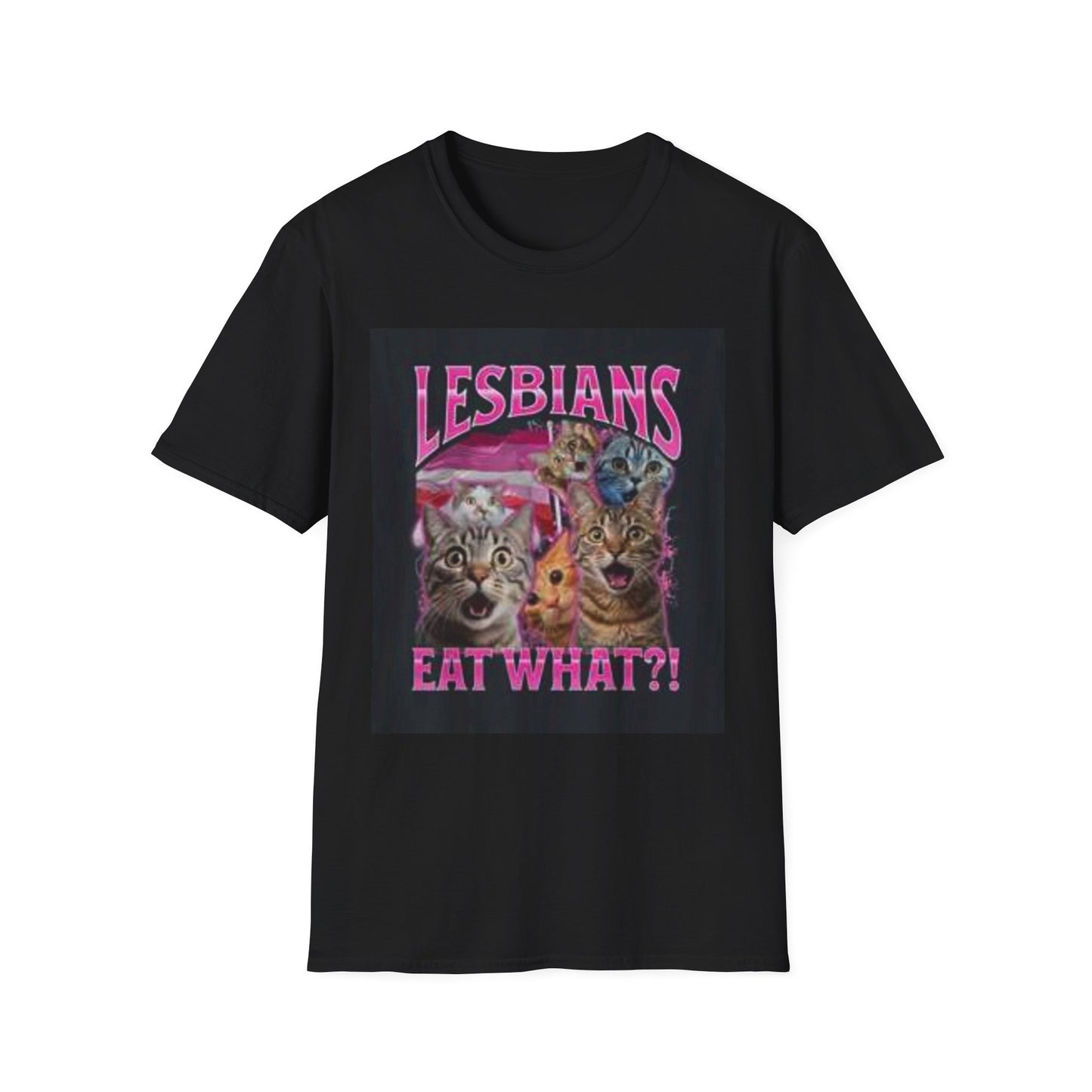 Lesbian Cat Lovers T-Shirt | Funny Cat Tee, LGBTQ Pride Shirt, Gift for Cat Owners, Unisex Softstyle Apparel, Casual Wear