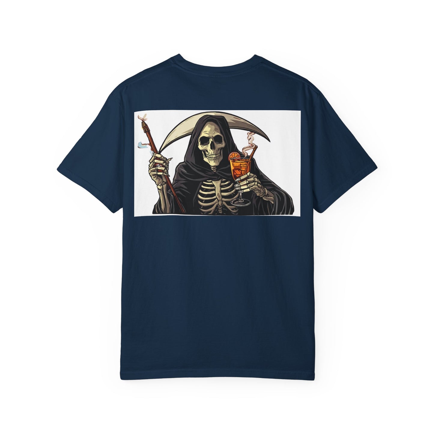 Skull & Scythe T-Shirt — "Everything Will Kill You, So Make It Something Fun" Graphic Tee