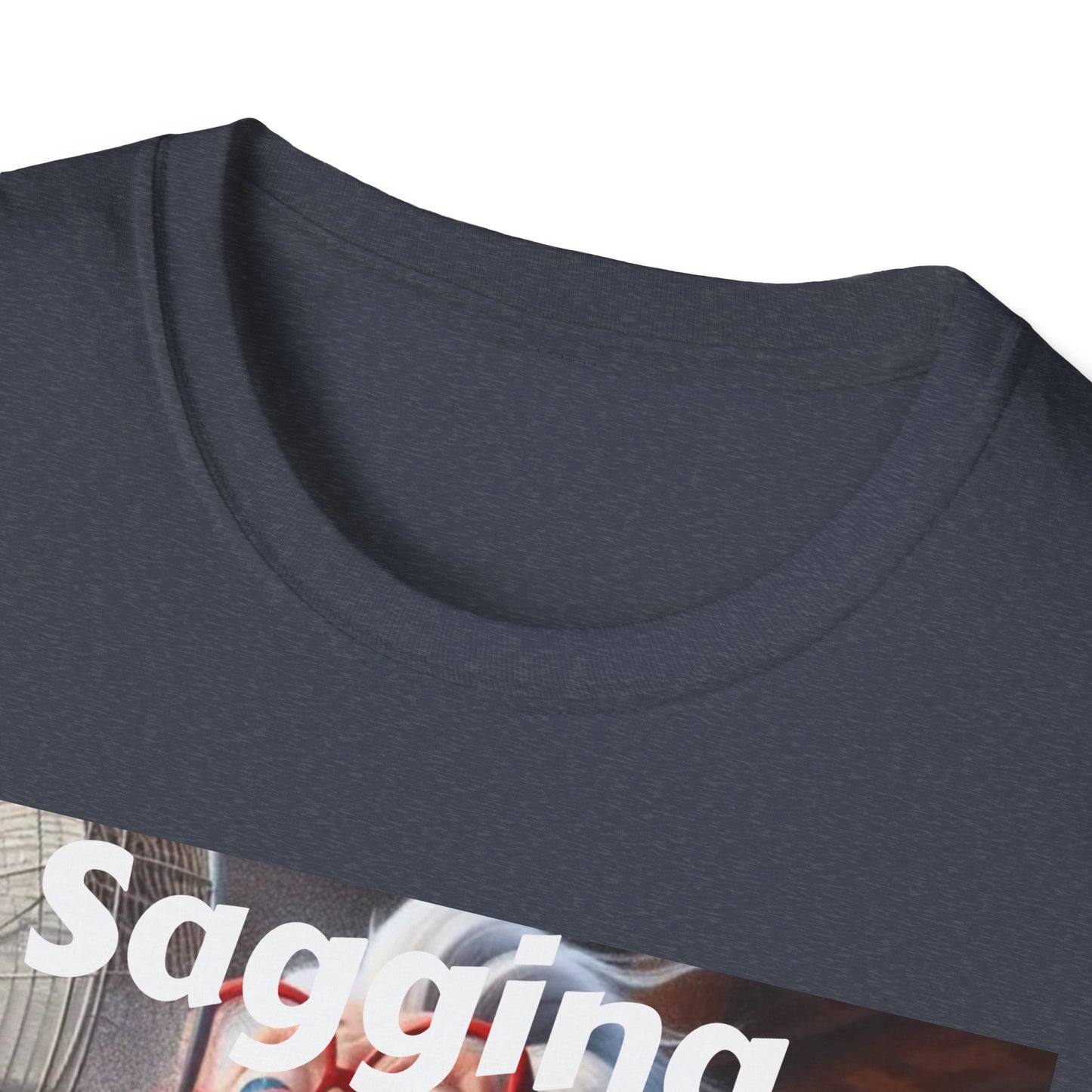 Funny Graphic T-Shirt — "Sagging But Still Gagging" Summer Ice Cream Design