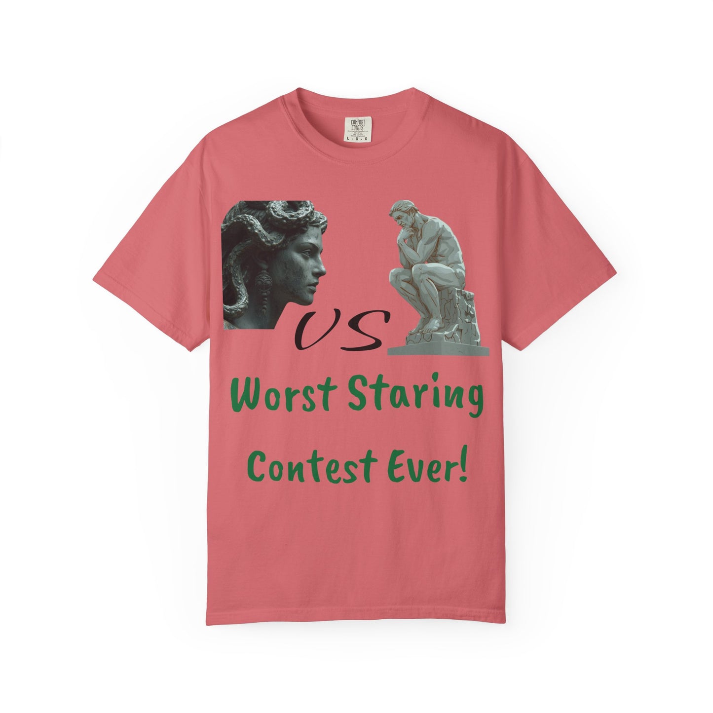 Funny Staring Contest T-shirt, Unisex Graphic Tee, Gift for Friends, Humorous Gift, Quirky Apparel, Birthday Party Outfit