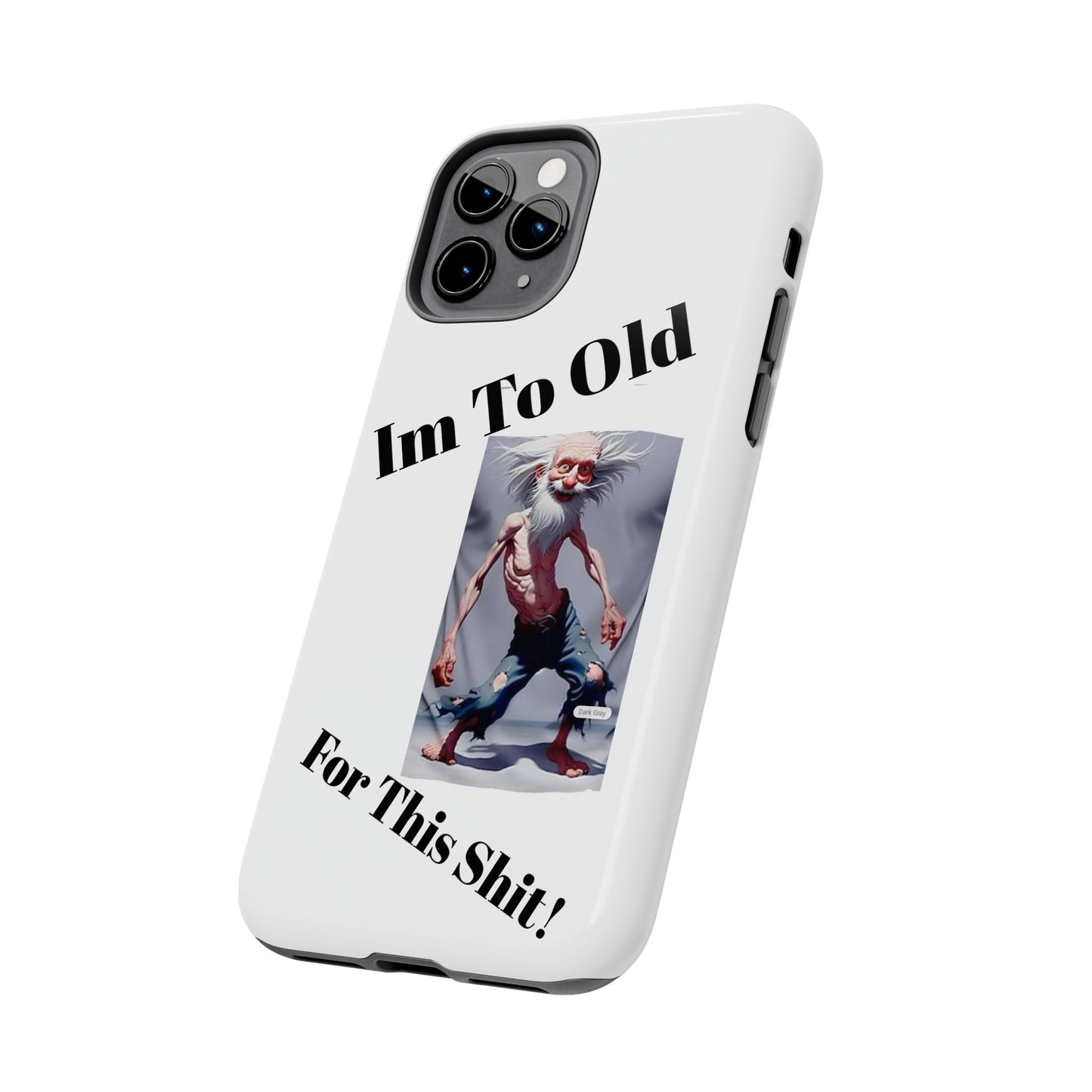 Humorous Tough Phone Cases, Quirky Phone Accessories, Gifts for Seniors, Fun Tech Gadgets, Unique Dad Gifts, Phone Protection
