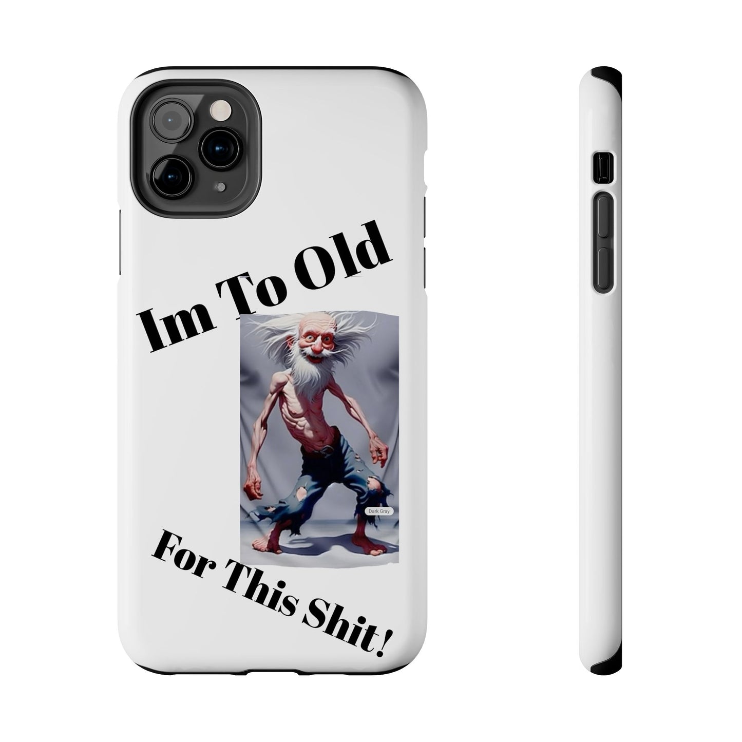 Humorous Tough Phone Cases, Quirky Phone Accessories, Gifts for Seniors, Fun Tech Gadgets, Unique Dad Gifts, Phone Protection