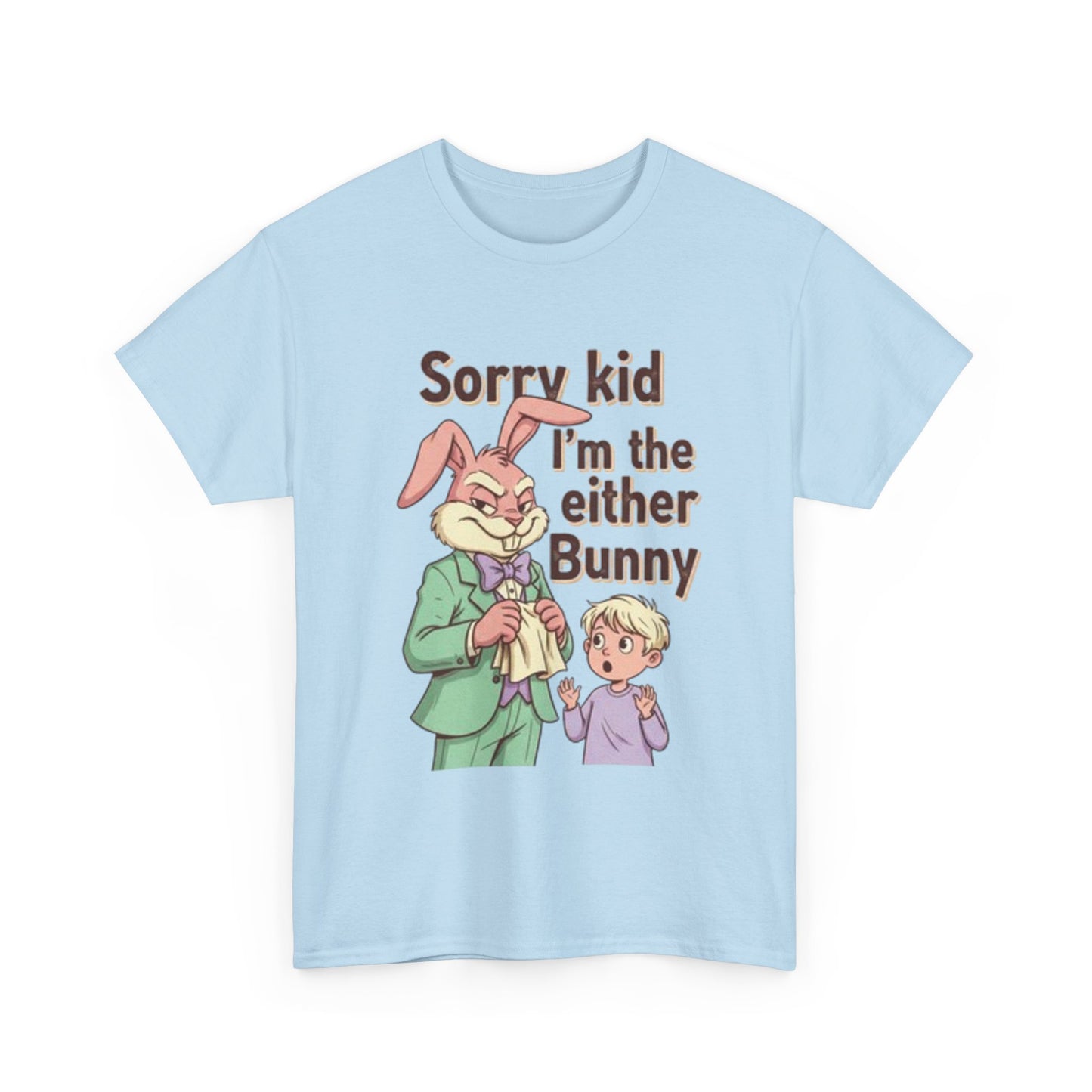 Easter Tee — "Sorry Kid I'm the Easter Bunny" Retro Bunny Graphic T-Shirt