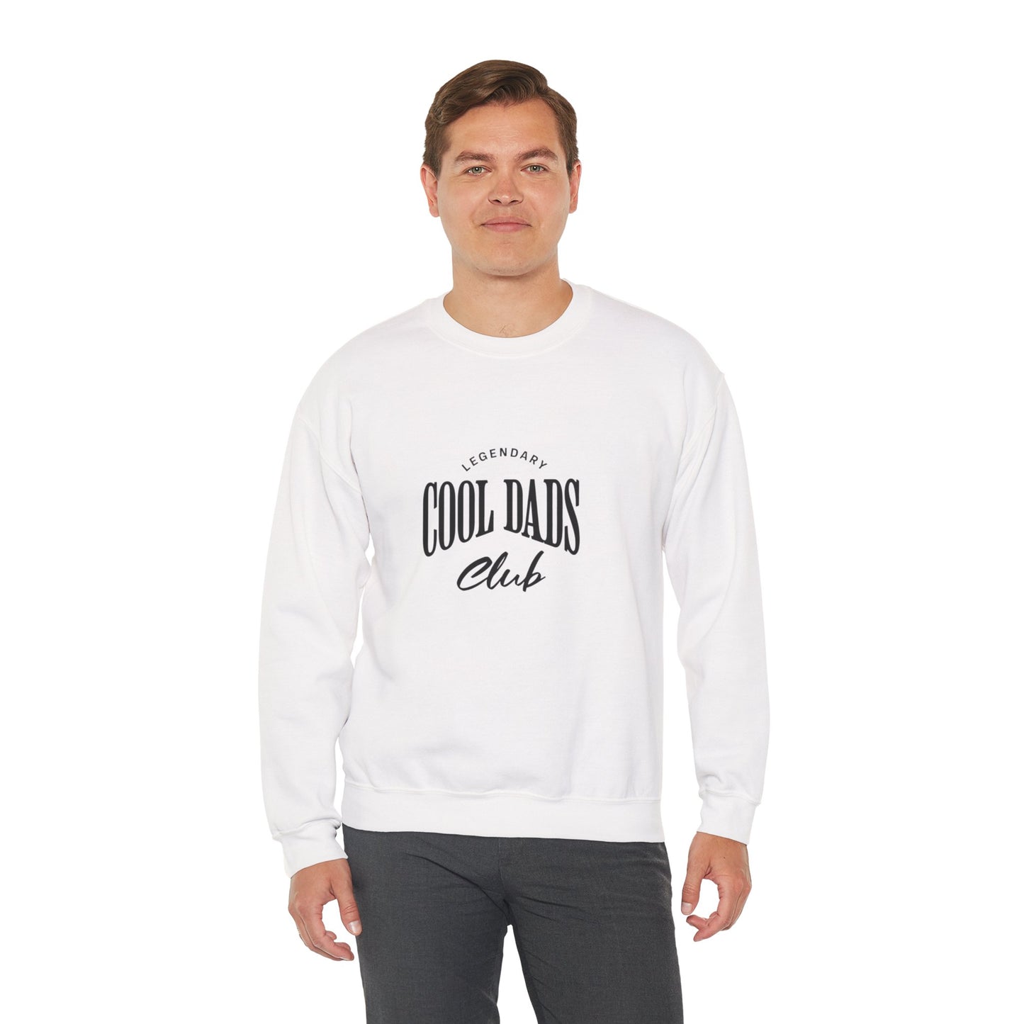Legendary Cool Dads Crewneck Sweatshirt, Dad Gift, Father's Day Apparel, Casual Dad Wear, Gift for New Dads, Cool Dads Club