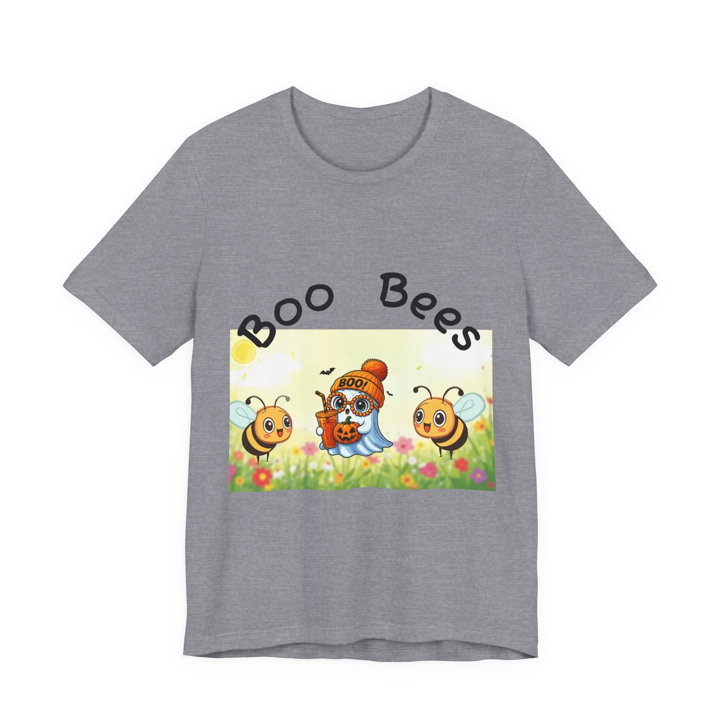Cute Boo Bees Graphic Tee for Bee Lovers, Funny Bees Shirt, Unisex Summer T-Shirt, Gift for Nature Enthusiasts, Pollinator Awareness