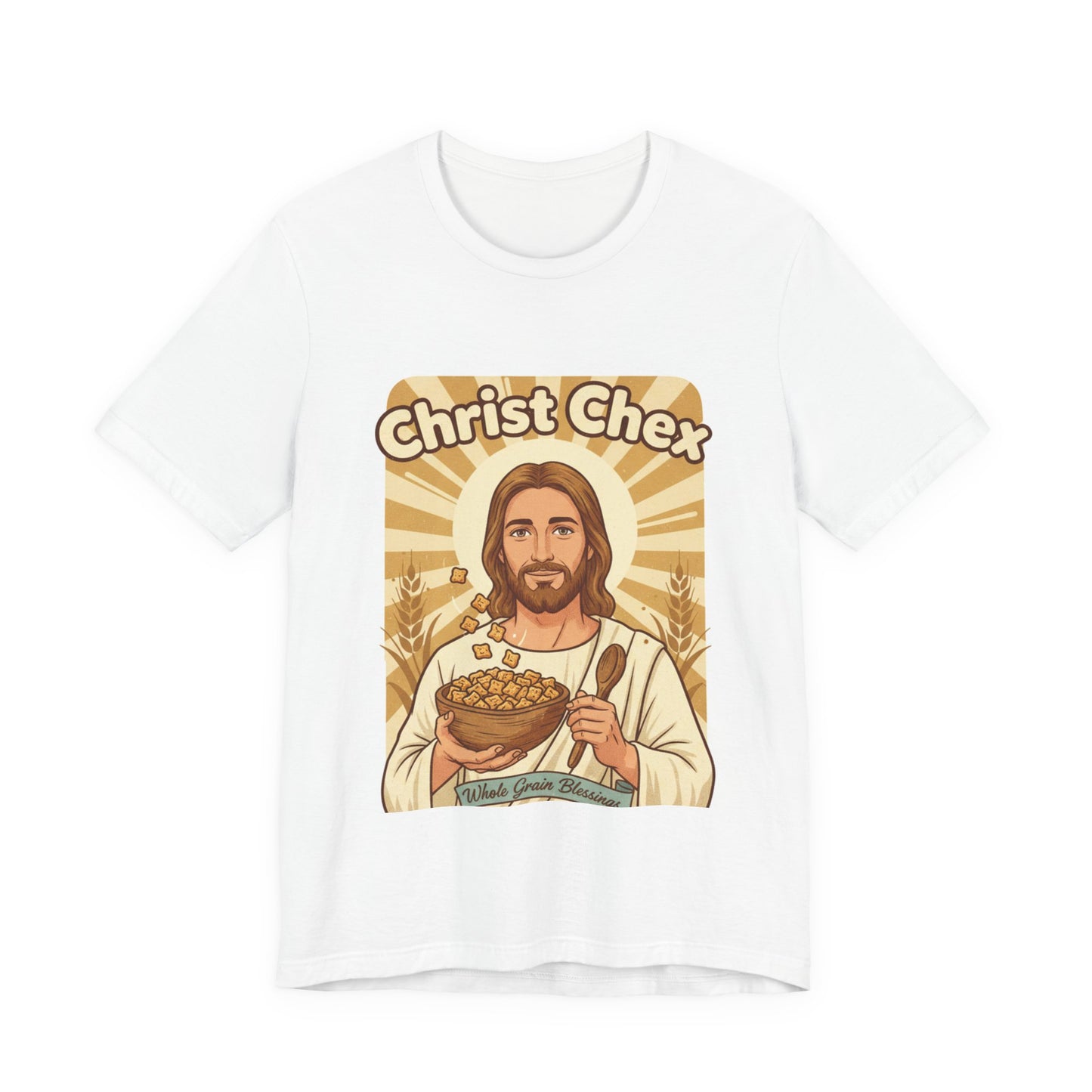 Christ Chex T‑Shirt — Funny Jesus Cereal Graphic Tee