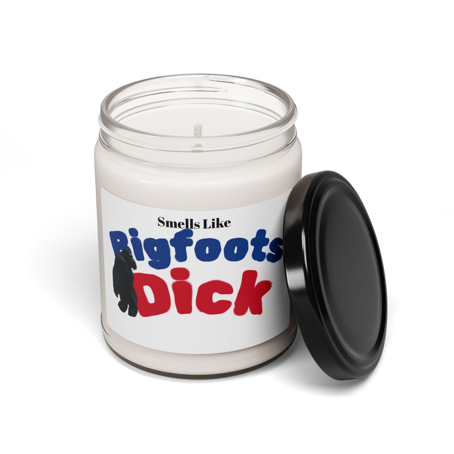 Bigfoot's Humor Scented Soy Candle - 9oz, Funny Gift, Relaxation, Home Decor, Unique Candle, Quirky Gift