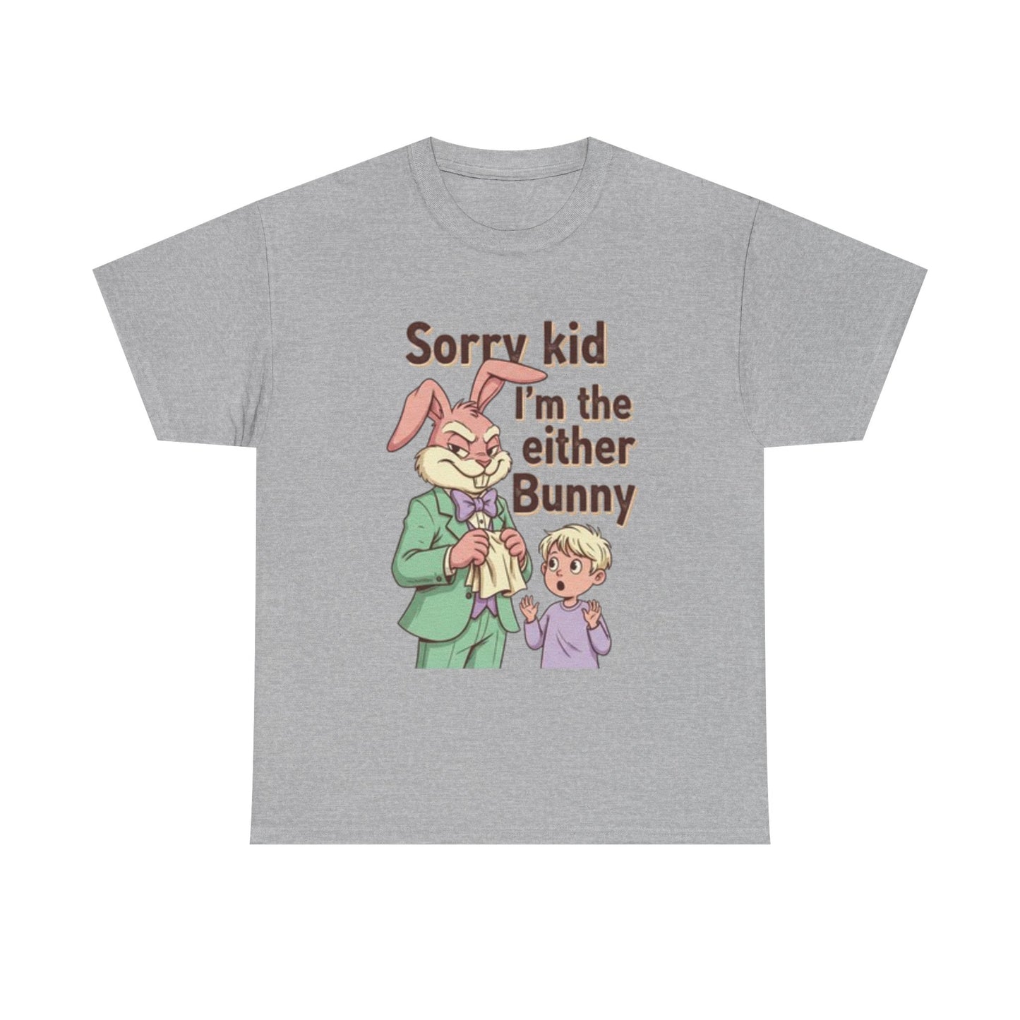 Easter Tee — "Sorry Kid I'm the Easter Bunny" Retro Bunny Graphic T-Shirt