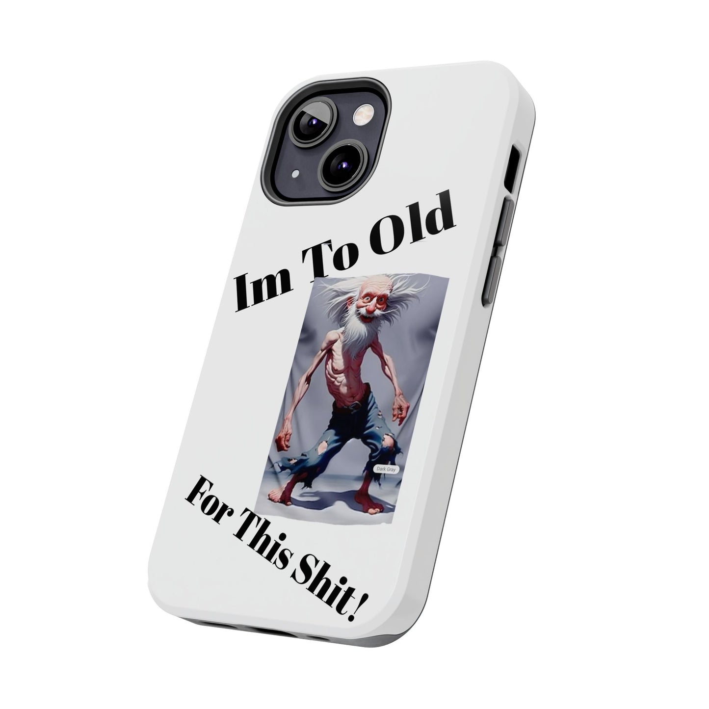 Humorous Tough Phone Cases, Quirky Phone Accessories, Gifts for Seniors, Fun Tech Gadgets, Unique Dad Gifts, Phone Protection