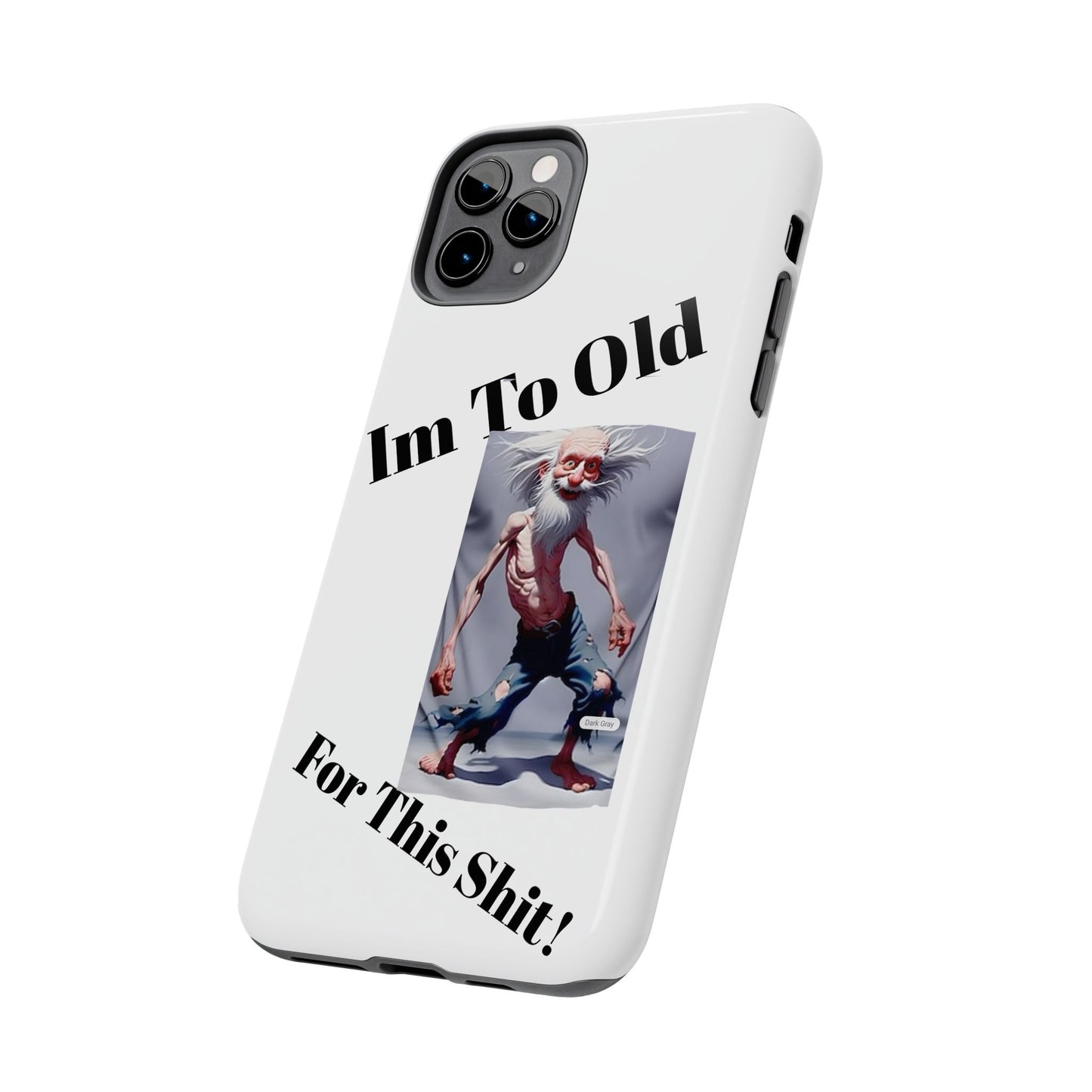 Humorous Tough Phone Cases, Quirky Phone Accessories, Gifts for Seniors, Fun Tech Gadgets, Unique Dad Gifts, Phone Protection