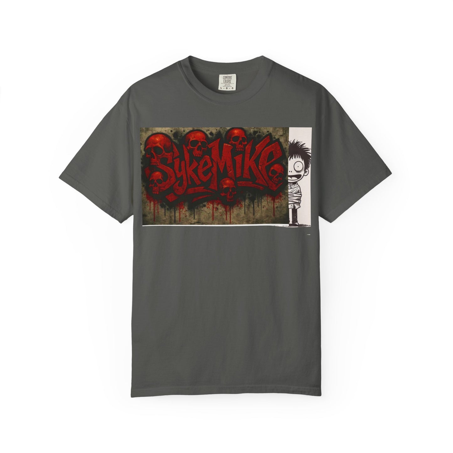 Unique Graphic Unisex T-shirt with SykeMike Design, Streetwear Fashion, Casual Wear, Gift for Friends, Creative Expression