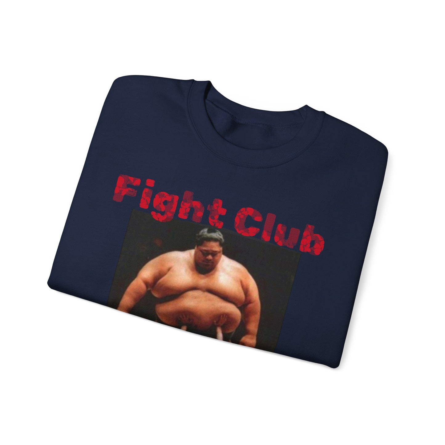 Fight Club Sweatshirt — Vintage Sumo Wrestling Graphic Crewneck