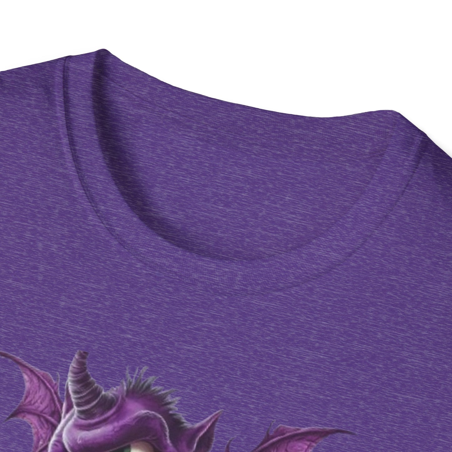 Cute Purple Monster T-Shirt — Playful Bat Creature Graphic Tee