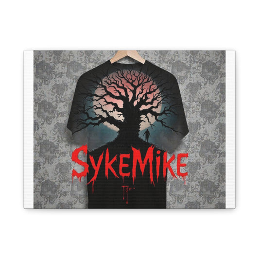 Horror Tree Canvas Print — 'SykeMike' Matte Stretched Wall Art