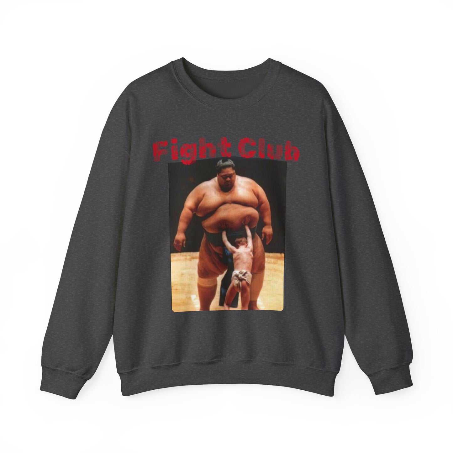 Fight Club Sweatshirt — Vintage Sumo Wrestling Graphic Crewneck