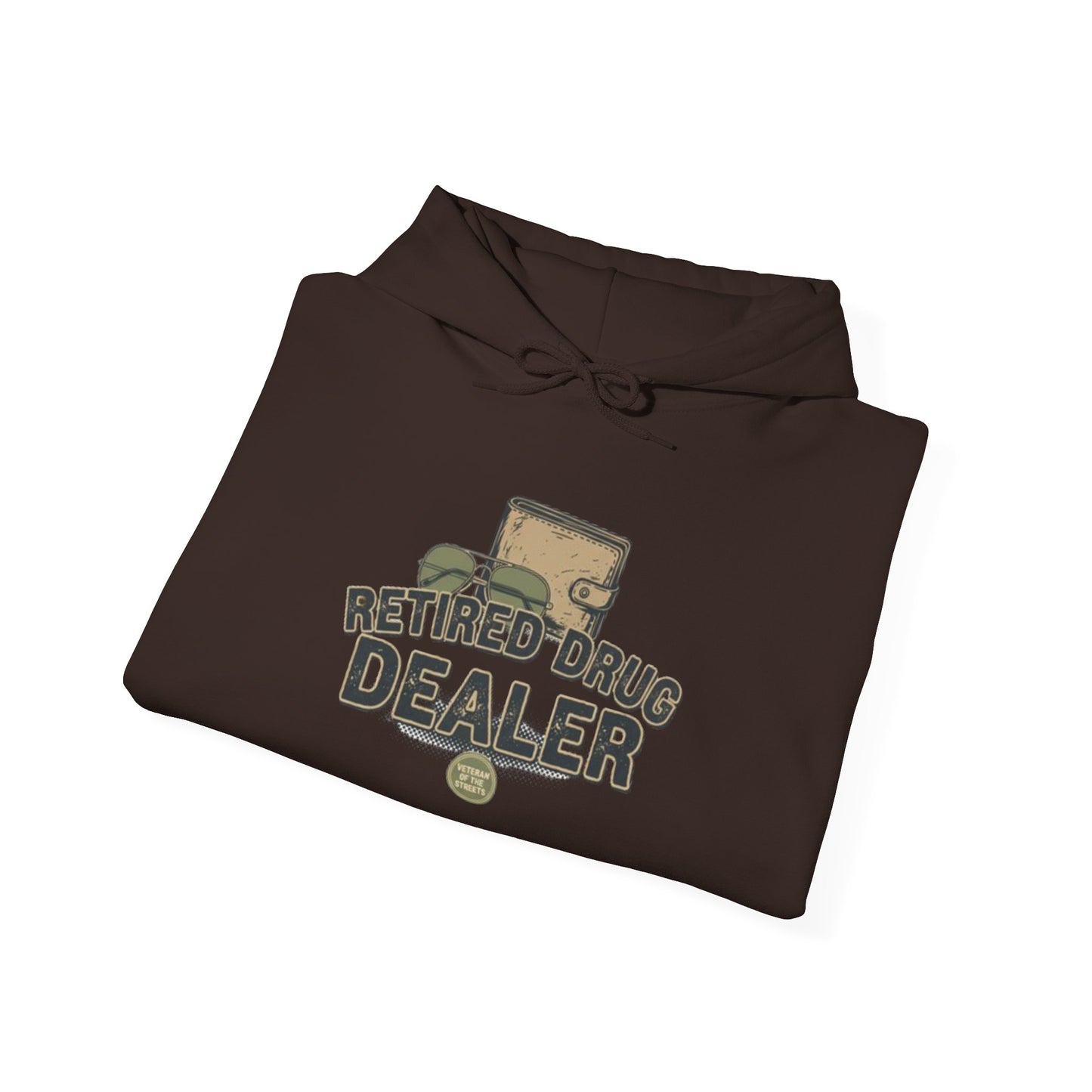 Retired Drug Dealer Hoodie — Funny Vintage Skid Row Retirement Gift