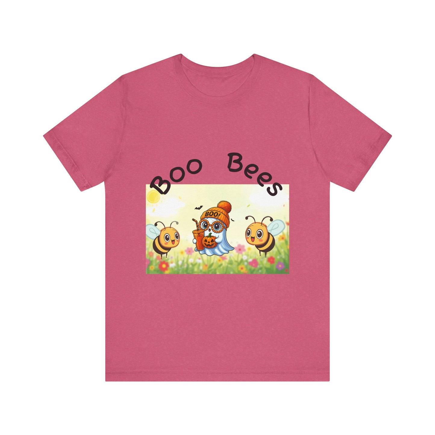 Cute Boo Bees Graphic Tee for Bee Lovers, Funny Bees Shirt, Unisex Summer T-Shirt, Gift for Nature Enthusiasts, Pollinator Awareness