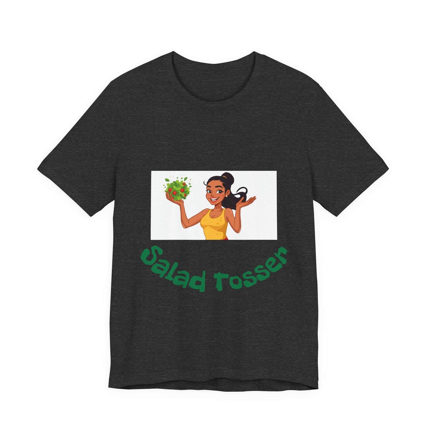 Salad Tosser Graphic Tee, Fun Kitchen Shirt, Gift for Chefs, Casual Summer Wear, Unique Foodie Apparel