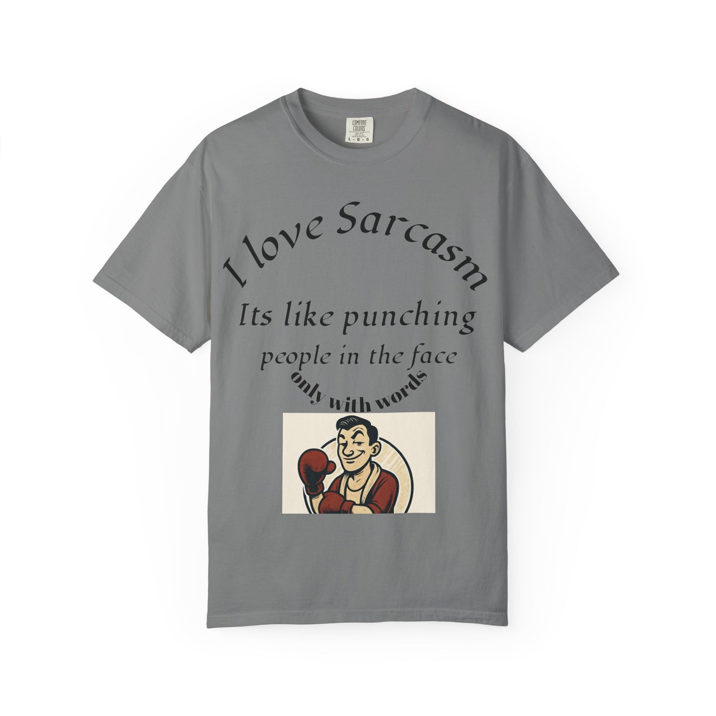 Sarcastic Punch T-Shirt - Humor Tee, Gift for Sarcasm Lovers, Unisex Apparel, Funny Graphic Top, Casual Wear