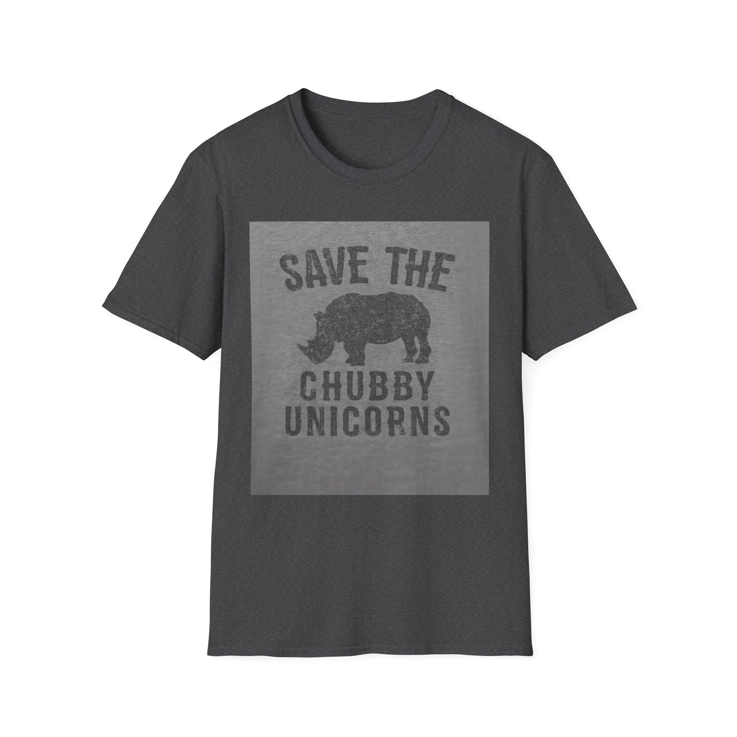 Save the Chubby Unicorns Rhino Shirt — Funny Wildlife Conservation Tee