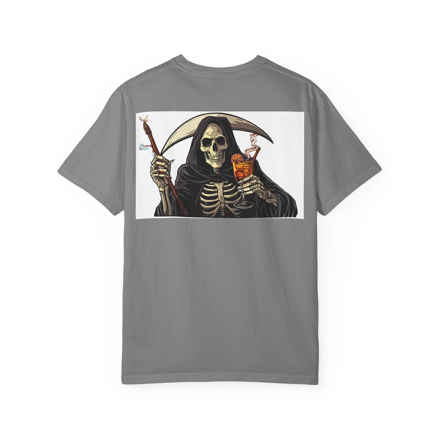 Skull & Scythe T-Shirt — "Everything Will Kill You, So Make It Something Fun" Graphic Tee