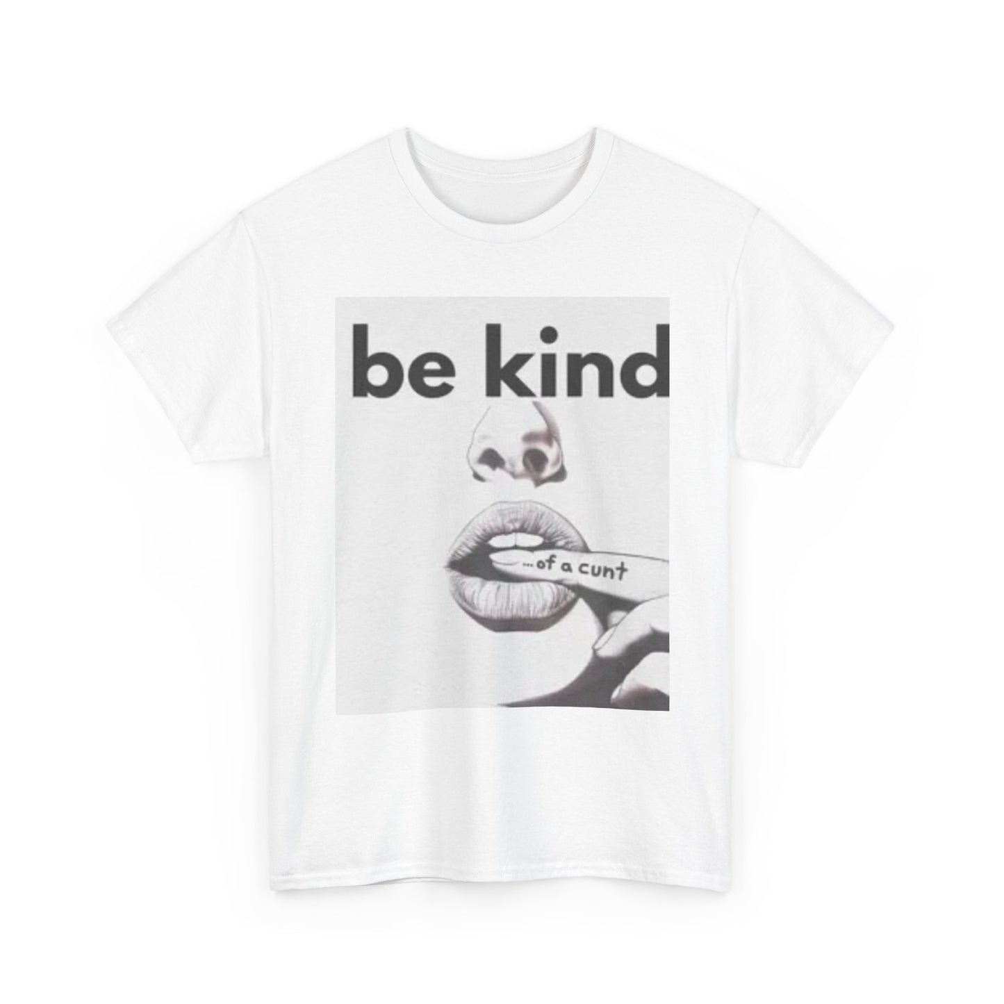 Unisex Heavy Cotton Tee - "Be Kind" Graphic T-Shirt, Casual Wear, Gift for Men & Women, Affirmation Shirt, Everyday Style