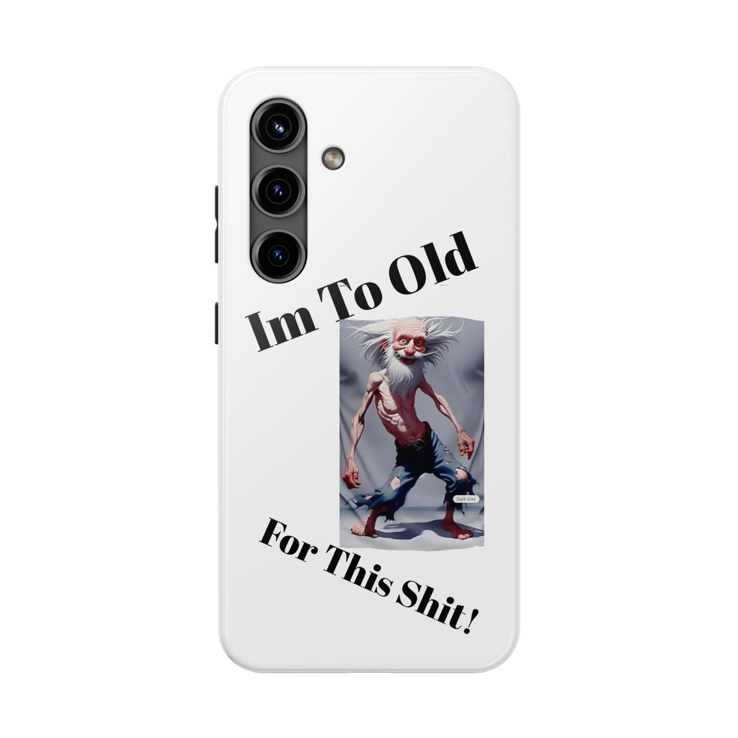 Humorous Tough Phone Cases, Quirky Phone Accessories, Gifts for Seniors, Fun Tech Gadgets, Unique Dad Gifts, Phone Protection