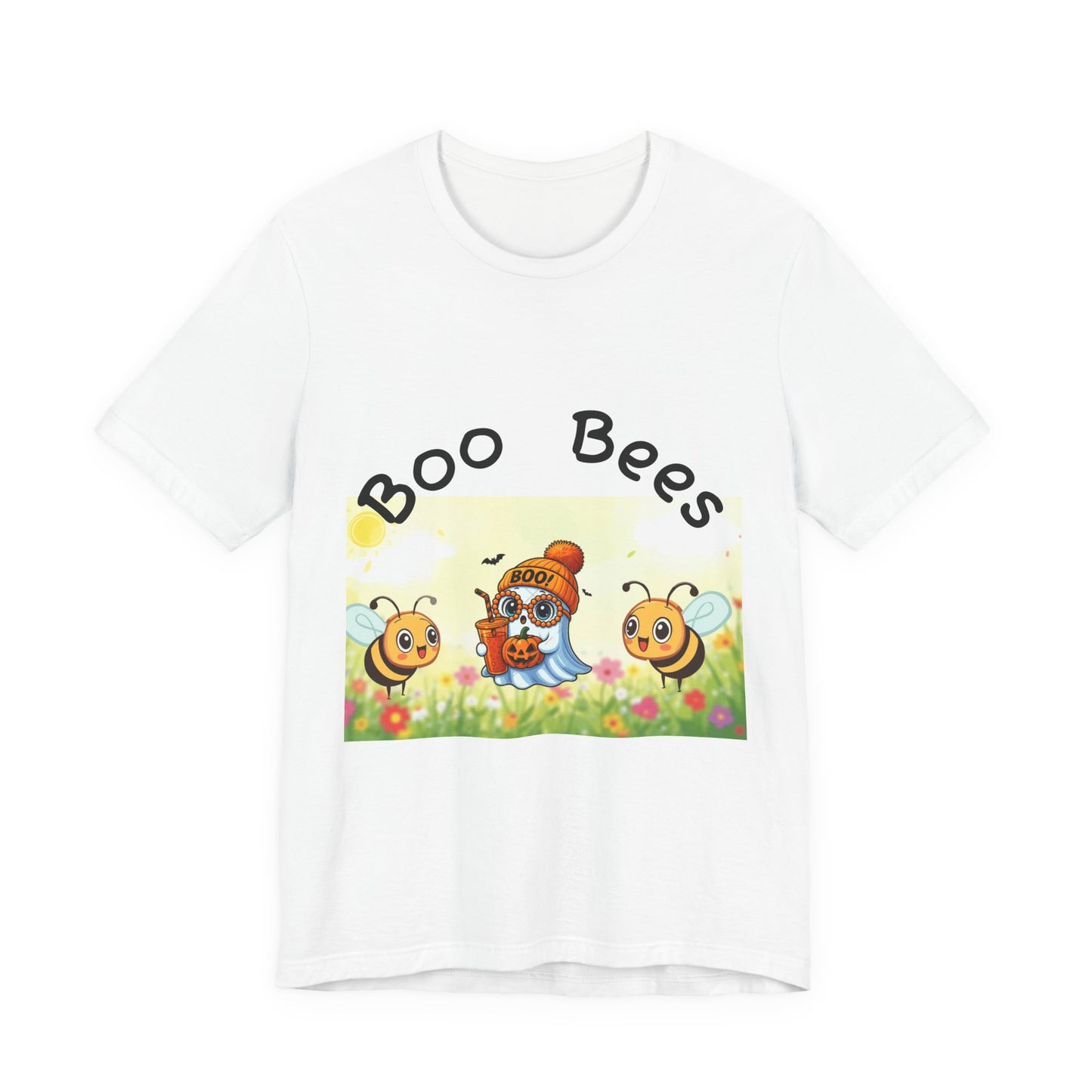 Cute Boo Bees Graphic Tee for Bee Lovers, Funny Bees Shirt, Unisex Summer T-Shirt, Gift for Nature Enthusiasts, Pollinator Awareness