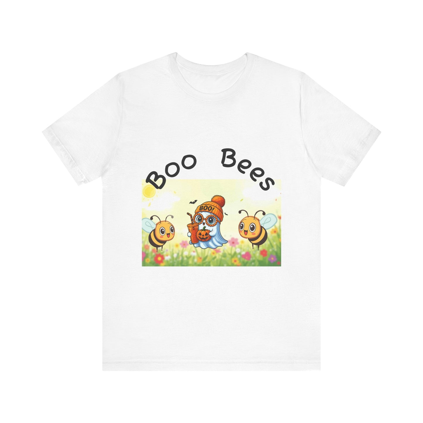 Cute Boo Bees Graphic Tee for Bee Lovers, Funny Bees Shirt, Unisex Summer T-Shirt, Gift for Nature Enthusiasts, Pollinator Awareness