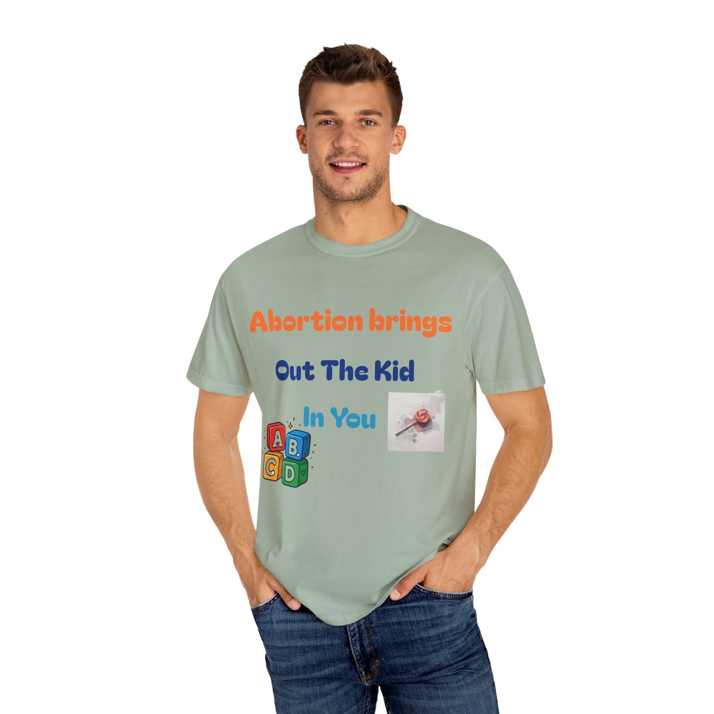 Unisex Garment-Dyed T-shirt with Bold Message - Perfect for Activism, Casual Wear, Gifts, or Statement Fashion