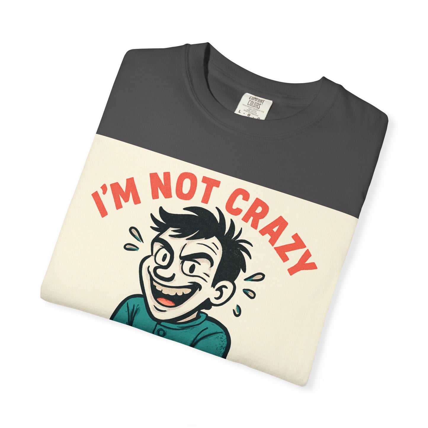 T-Shirt — "I’m Not Crazy I Prefer the Term Mentally Hilarious" Graphic Tee