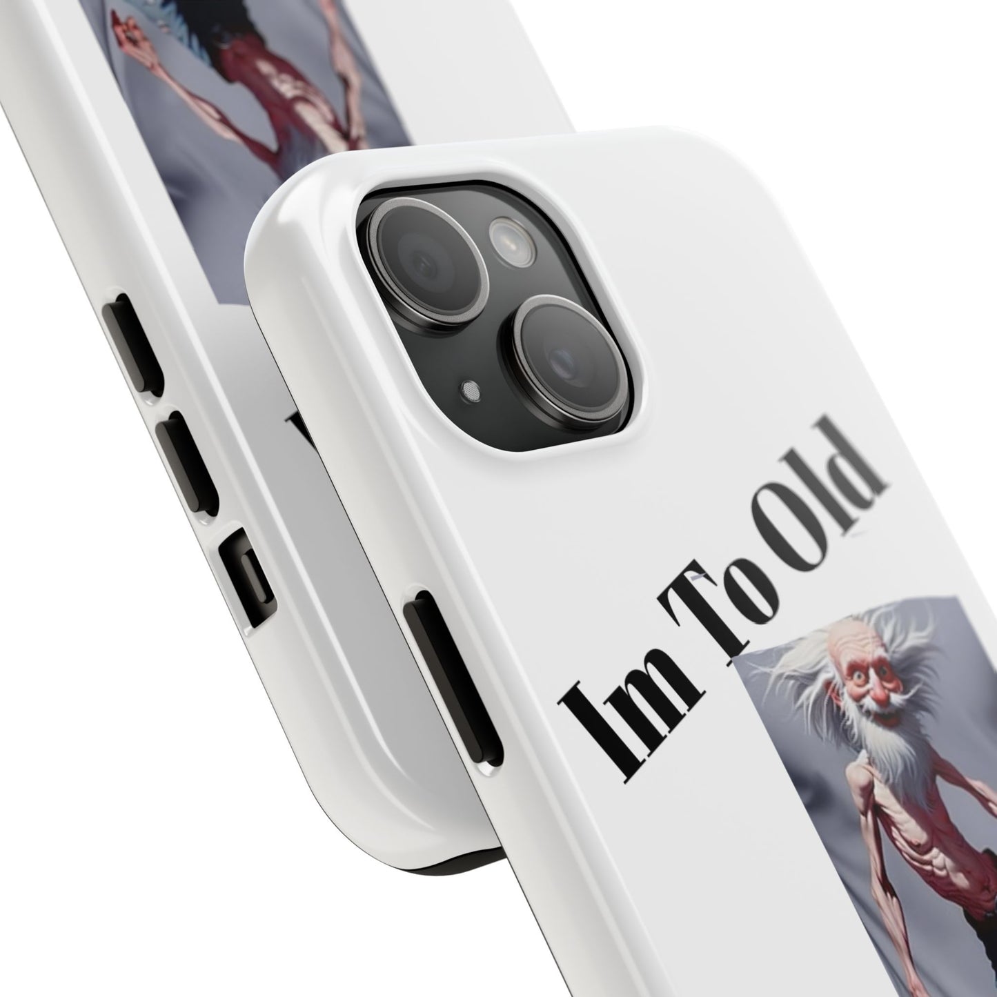 Humorous Tough Phone Cases, Quirky Phone Accessories, Gifts for Seniors, Fun Tech Gadgets, Unique Dad Gifts, Phone Protection