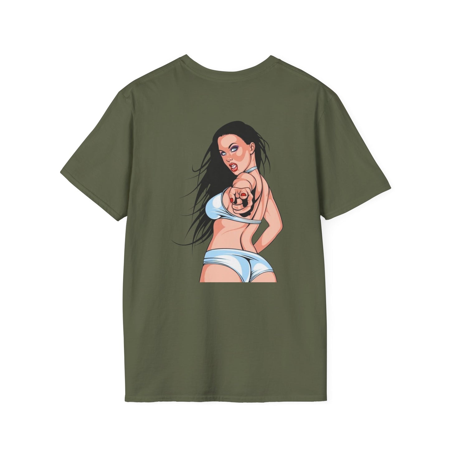 T-Shirt — "Rubber Buns and Liquor" Retro Breakfast & Whiskey Graphic Tee