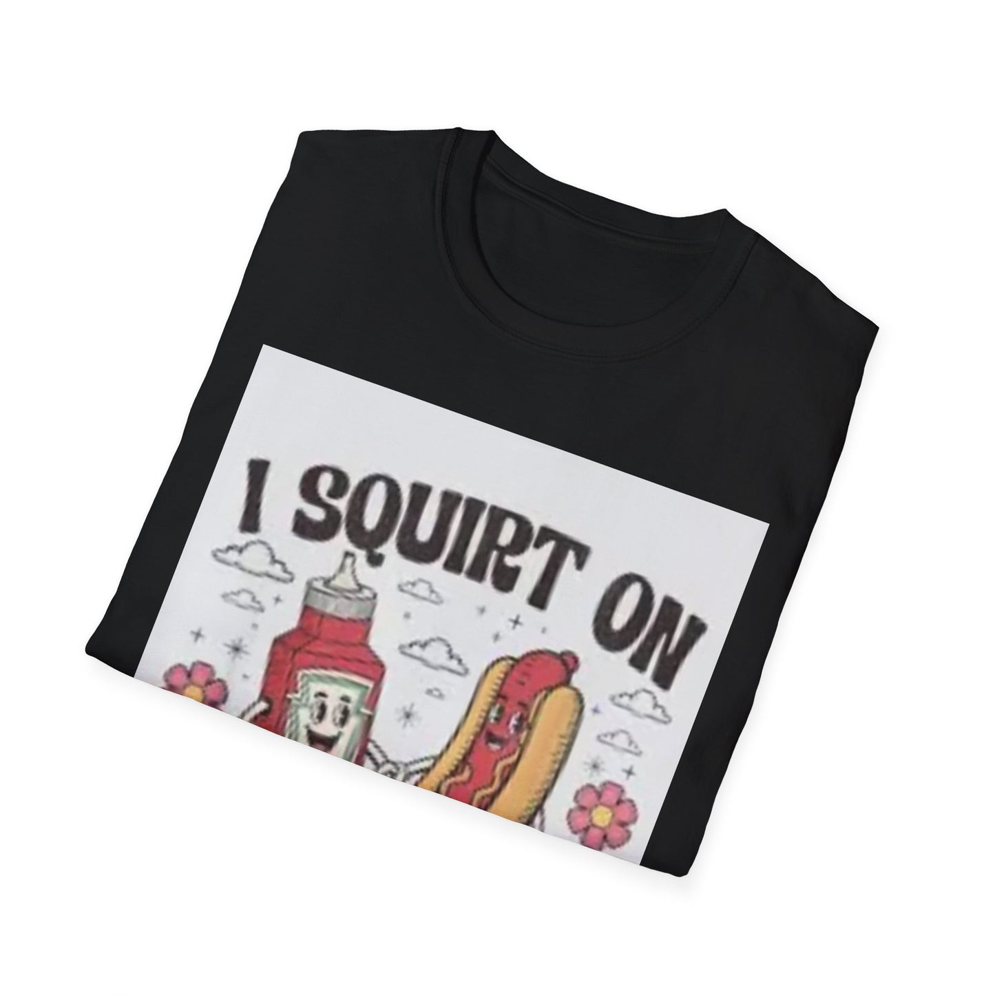 Funny Foodie Unisex T-Shirt - I Squirt on Juicy Wieners, Humor Tee, BBQ Gift, Food Lover Shirt, Summer Essentials
