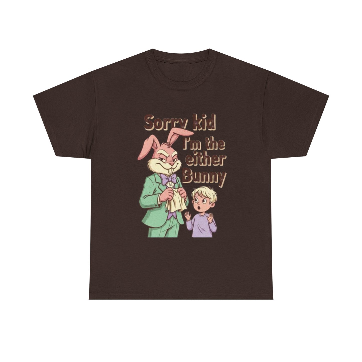 Easter Tee — "Sorry Kid I'm the Easter Bunny" Retro Bunny Graphic T-Shirt