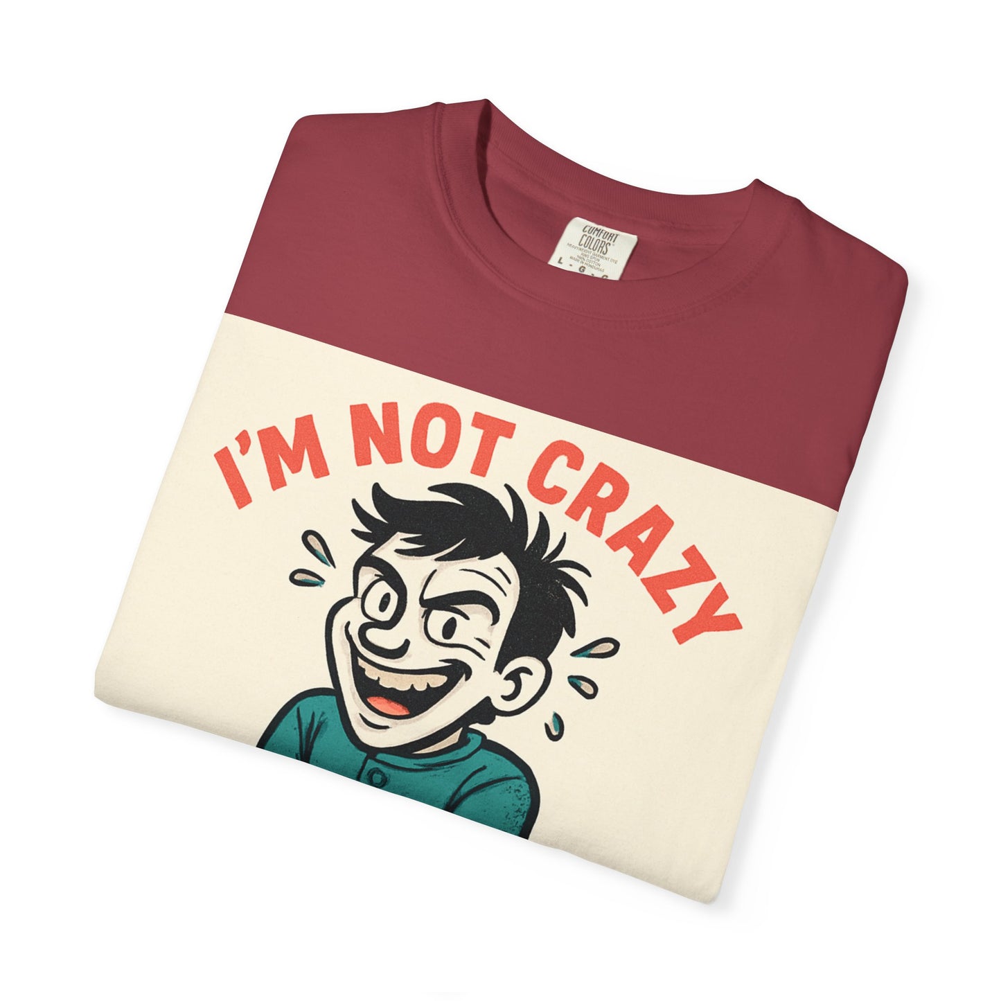 T-Shirt — "I’m Not Crazy I Prefer the Term Mentally Hilarious" Graphic Tee