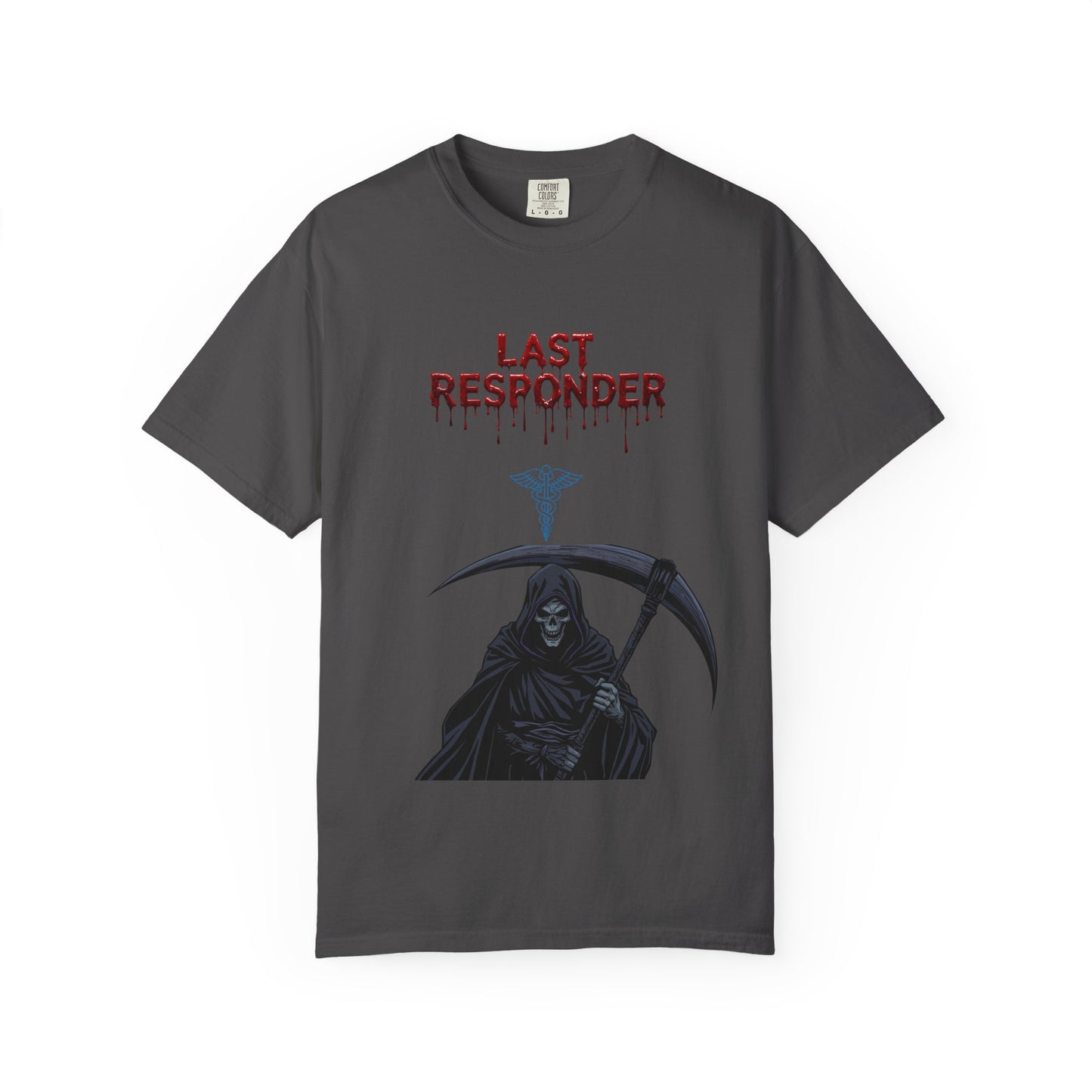 Unisex Last Responder T-Shirt, Casual Tee, Funny Gift, First Responder Apparel, Halloween Costume, Grunge Style, Unique Graphic Shirt