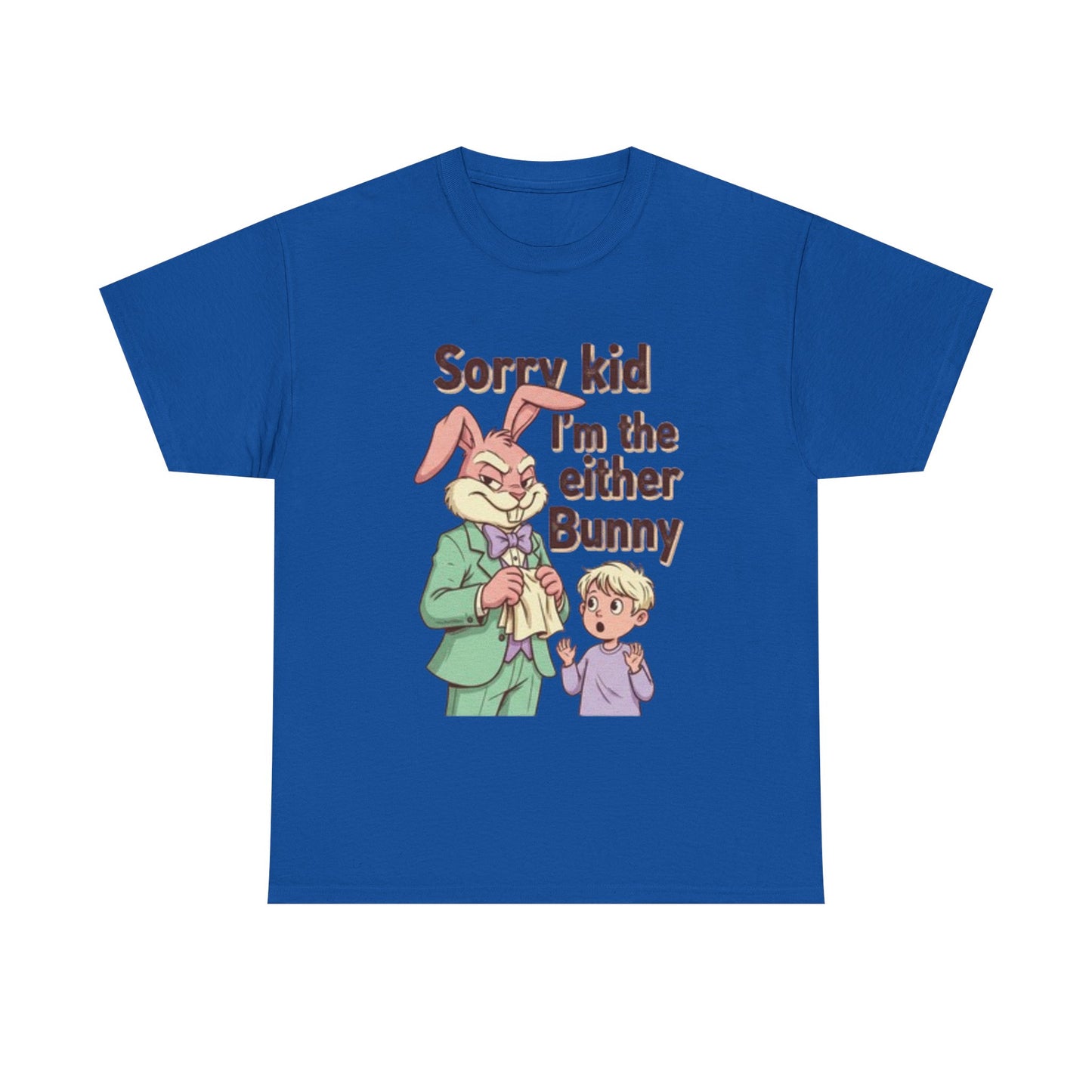Easter Tee — "Sorry Kid I'm the Easter Bunny" Retro Bunny Graphic T-Shirt