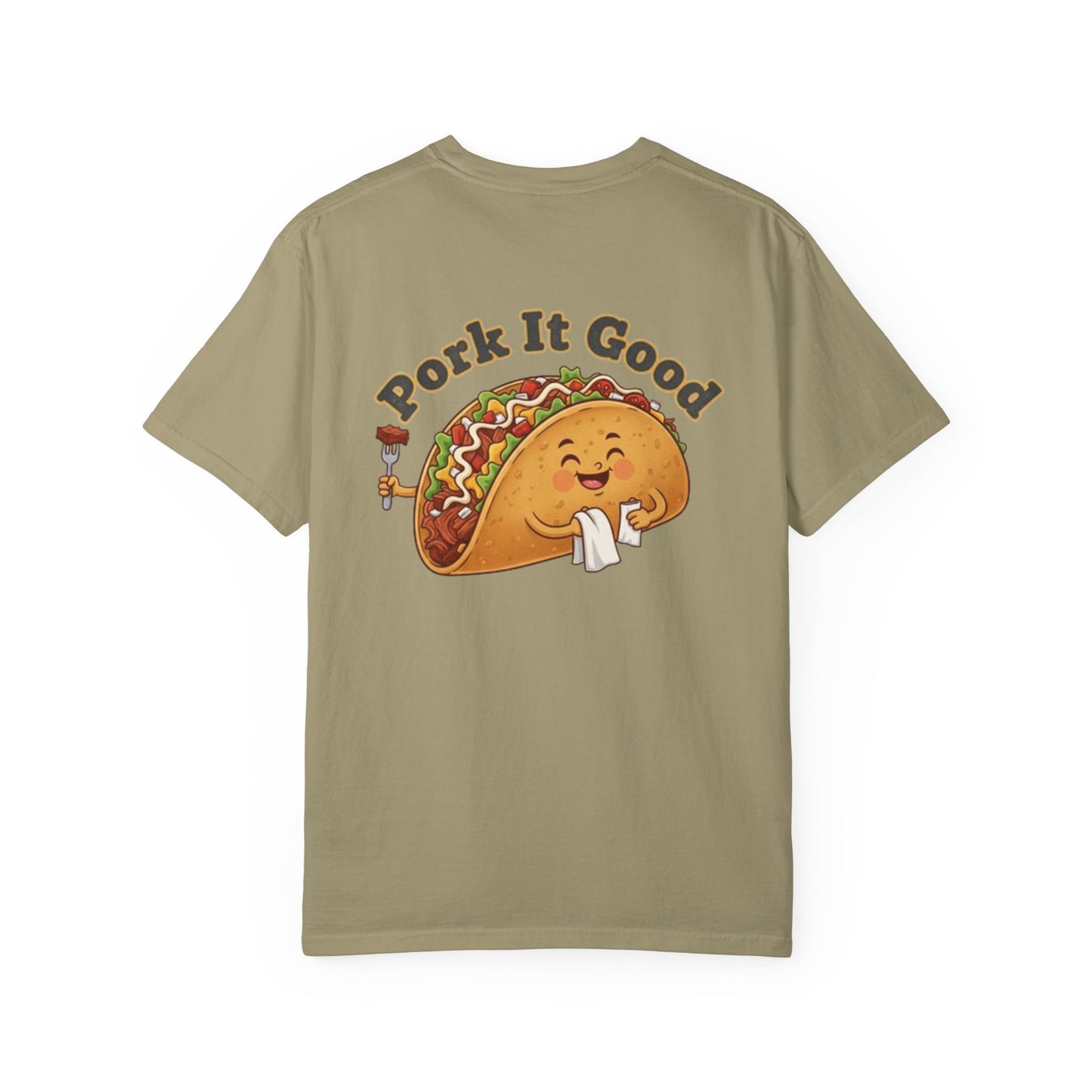 Cute Taco T-Shirt — 'Stuff My Taco Baby' / 'Pork It Good' Graphic Tee