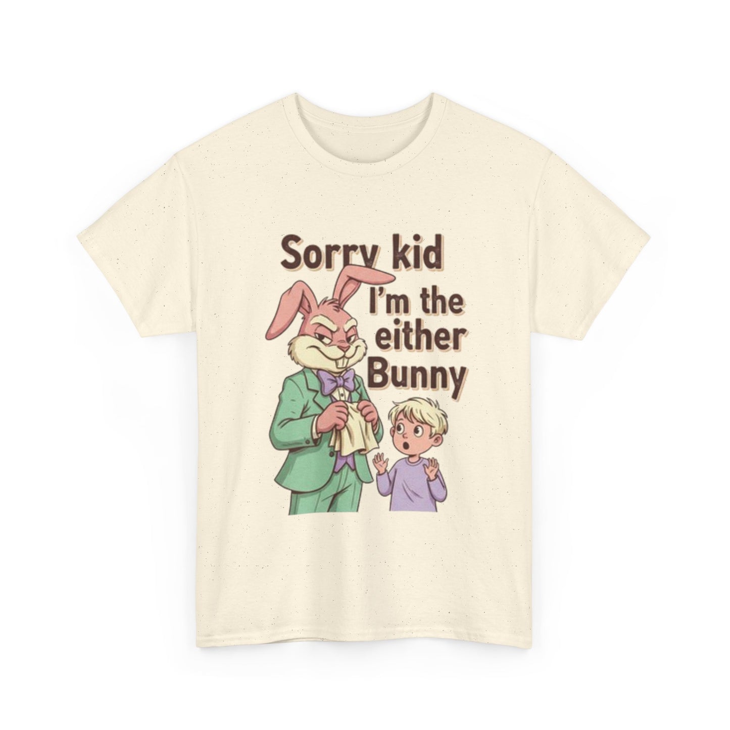 Easter Tee — "Sorry Kid I'm the Easter Bunny" Retro Bunny Graphic T-Shirt