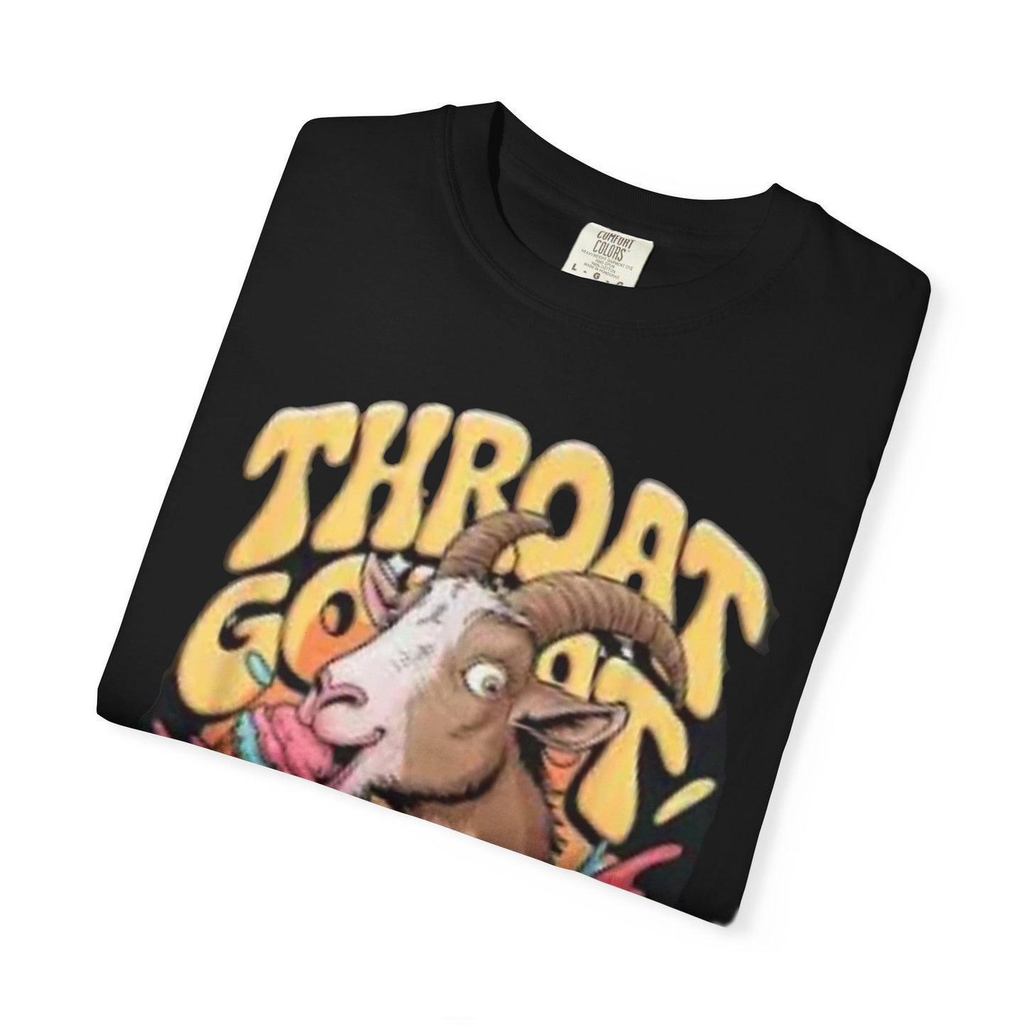 T-Shirt — "Professional Gobbler" Funny Goat Throat Concert Graphic Tee