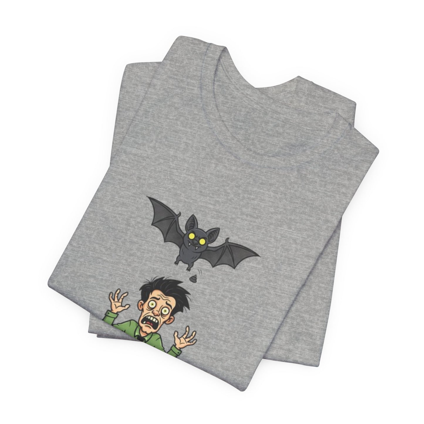 Batshit Crazy T‑Shirt — Funny Halloween Vampire/Bat Graphic Tee