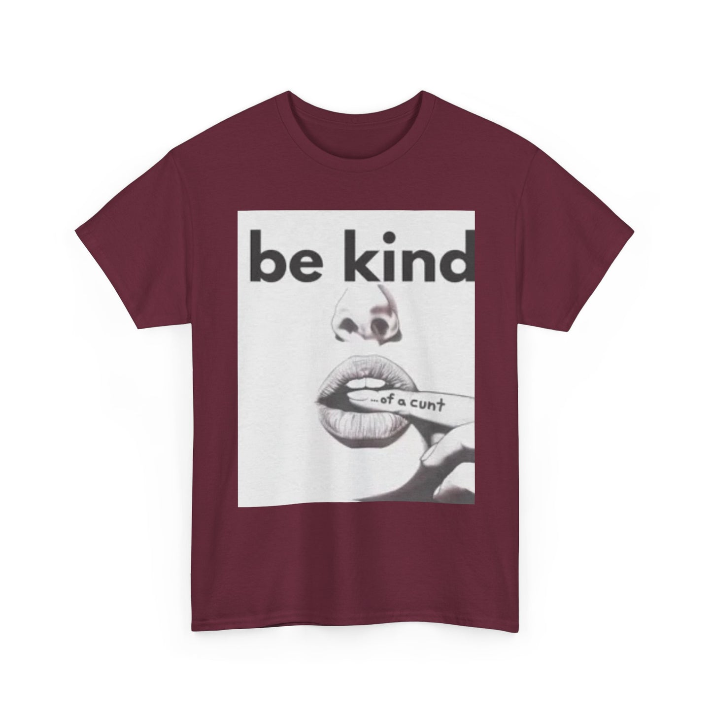Unisex Heavy Cotton Tee - "Be Kind" Graphic T-Shirt, Casual Wear, Gift for Men & Women, Affirmation Shirt, Everyday Style